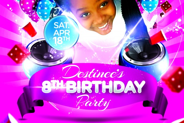 Birthday Party Flyer